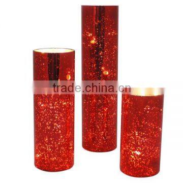 Holiday decoration Mercury LED red Glass Jar Light