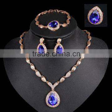 Hot Design Gold Jewelry Costume Jewelry Set Algeria Fashion Jewelry Set photo-2