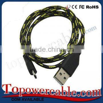 China Supplier Wholesale 10 Colors Fast Charging USB Data Charging Cable