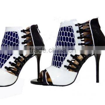 Mature Sexy Girls High Heel Shoes, Open Toe Ankle Sandals Collage Colors Shoes, Beauty Women High Heel Shoes photo-2