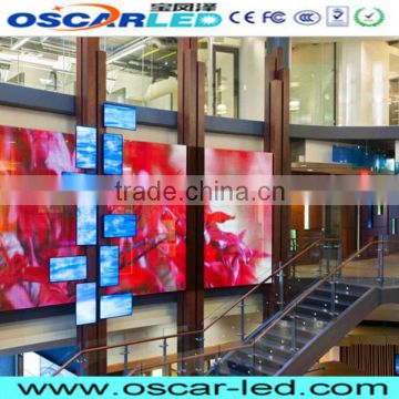 XR 16H transparent glass led display window curtain led screen full color led glass video display