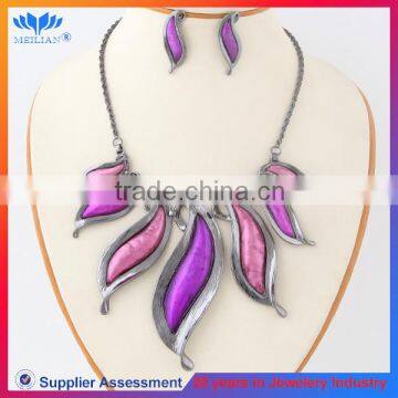 2014 New Fashion With High Quality Resin Jewelry Set Bib Necklace