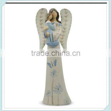 8" Beloved Child's Guardian Angel Resin Figurine