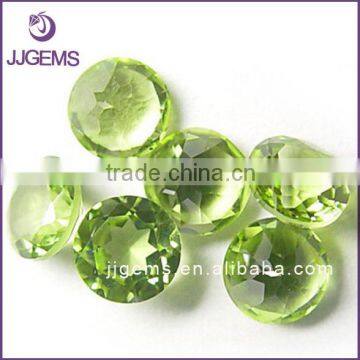 High Quality 4.75MM Round Brilliant Cut Natural Peridot