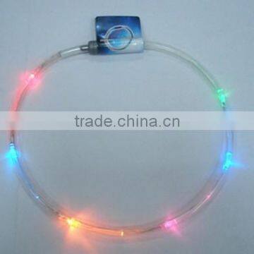 party glow color changing flashing necklace with 6 leds