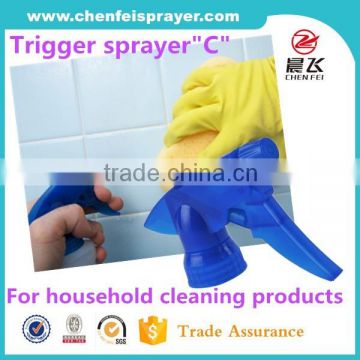 High quality wholesale new style ribbed closure manual plastic trigger sprayer screw trigger sprayer with lowest price