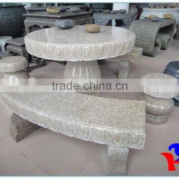 Granite Stone table & chair