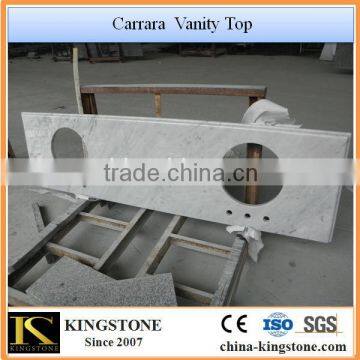 carrara white marble vanity top