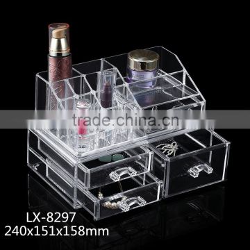 PS material transparent lowest price cosmetic plastic makeup organizer with drawers                        
                                                                Most Popular
                                                    Supplier's Cho