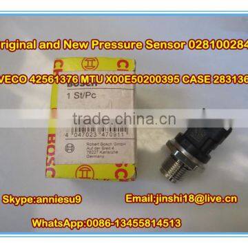 Original and Brand New Pressure Sensor 0281002846 for IVECO 42561376 MTU X00E50200395 CASE 2831362