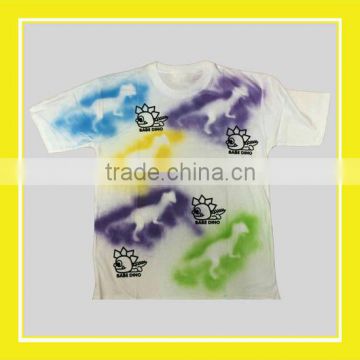 Product Bros Spray Painting With Dinosauria Logo Kids Unisex Short Sleeve White T-shirt