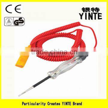 China Factory Professional electric circuit voltage tester pen /Automotive circuit pen tester with PU electric wire