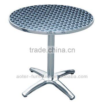 Modern commercial quality round restaurant dining table