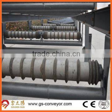 D133mm Screw conveyor roller,Spiral conveyor roller for belt width 1000mm belt conveyor system