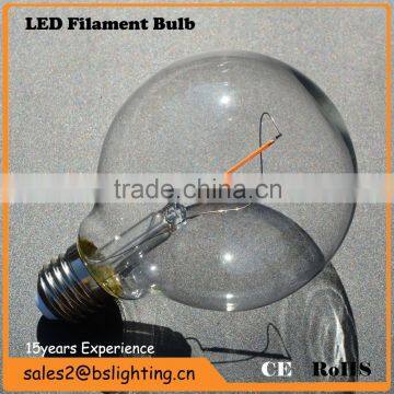 G80 G95 G125 led filament bulb edison globe e12