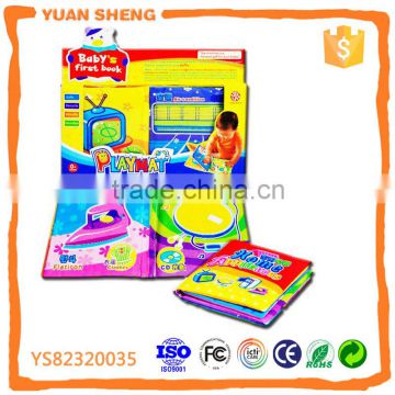 Wholesale soft and colorful baby cloth book baby first book educational cloth book