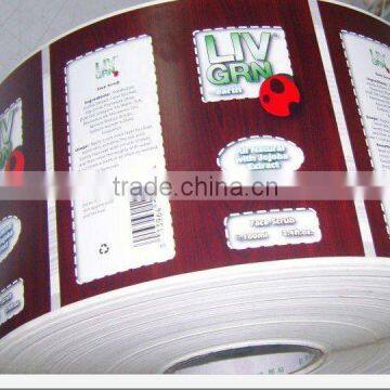 OEM printing roll labels/clothing lags