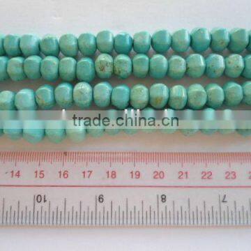 Hot seller blue turquoise pumpkin jewelry beads