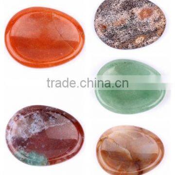 Wholesale semi-precious stone chakra massage stone