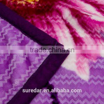 100% Polyester Korean Style 2Ply 1 Side Embossed Mink Blanket photo-5