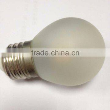 LED GOLF BALL LIGHT BULB 1W CE WARM WHITE GLASS FROSTED G45 E27 230V