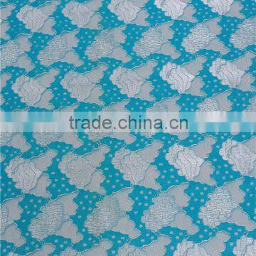 African Shiny Geometry Luxury Lace Fabric photo-2