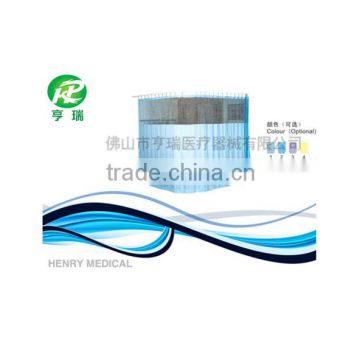 Hot sell CE certified easy cleaning bule hospital curtain