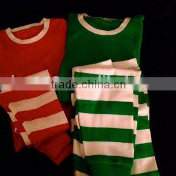 2015Children Clothing Set,Fashionable Pink Stripe Pajama Design,Printed Kids Pajamas Set photo-3