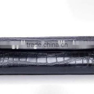 Fashion Classy Crocodile Skin pu Leather Clutch Evening Bag