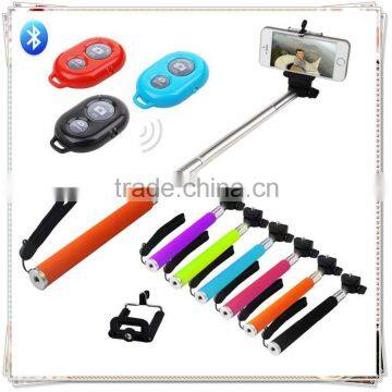 TMO-01 Z07-1 high quality monopod selfie stick , wireless monopod with bluetooth remote shutter