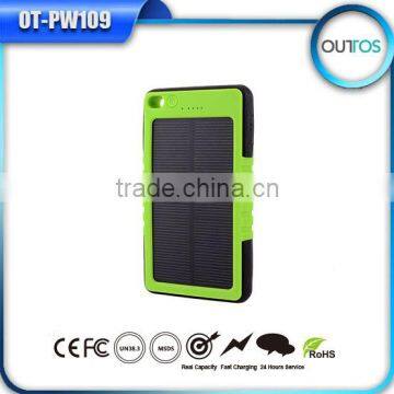 Universal 8000mAh Solar Power Bank Waterproof for Cellphone Charging photo-2