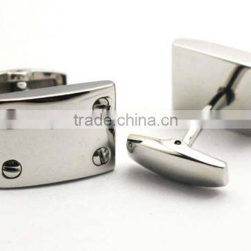 Promotional Bulk Stainless Steel Cufflink For Men photo-4