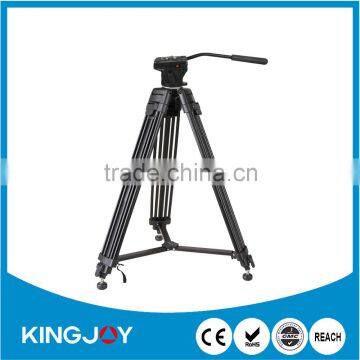 China aluminum camera tripod travel photo tripod with fluid head dslr camera tripod kit