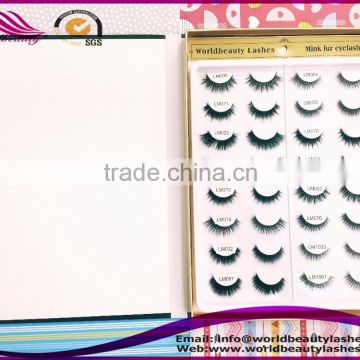 Eyelash display book