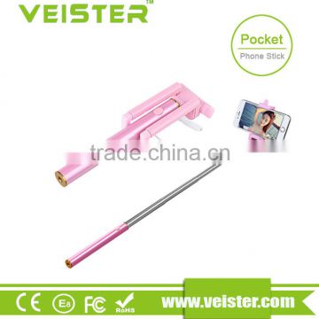 2015 Wholesale Wired New Selfie Stick for Mobile Phone Accessories