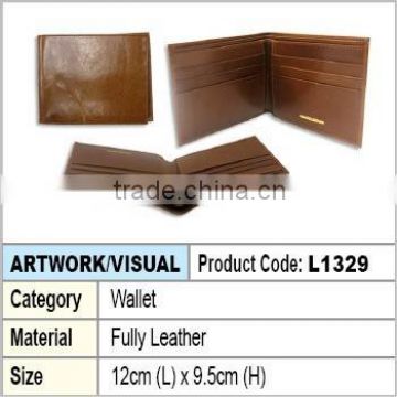 fully leather men wallet