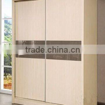 Fancy professional easy assemble melamine wood bedroom wardrobe design