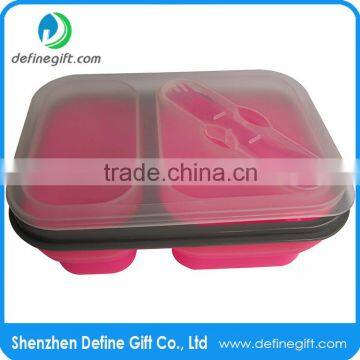 Silicone Foldable FDA Bento Box photo-2