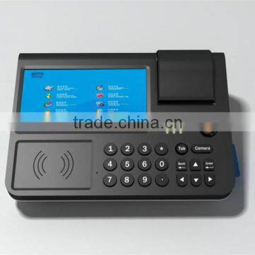 Android pos terminal touch screen pc with 58mm bluetooth thermal printer