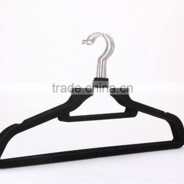 Standby Velvet Flocked Clothes Hangers and Racks With Notches photo-5