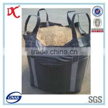 recycled PP super sacks bulk bag for construction sand with cross corner loop