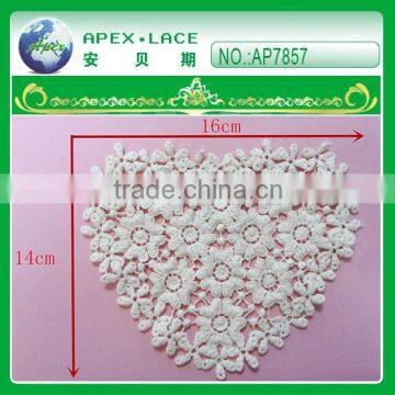 Fashion cotton chemical lace neck AP7857