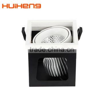 Aluminum Rotatable Ceiling One Head 20w Cob Led Grille Light photo-6