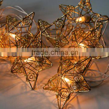 Golden Star Handmade Metal Festival Light