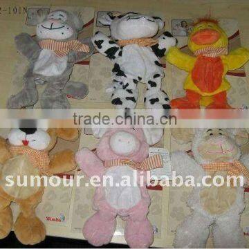 wholesale unstuffed plush animal skin farm animal series