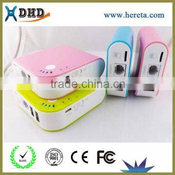 router 3g wifi power bank with tf card slot