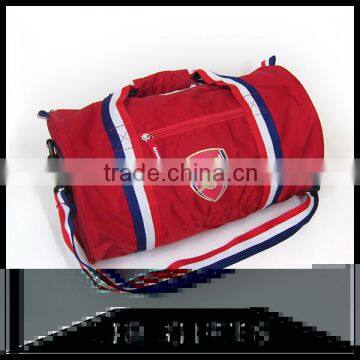 Fashionable Red Nylon Twill Stylish Sports Bag