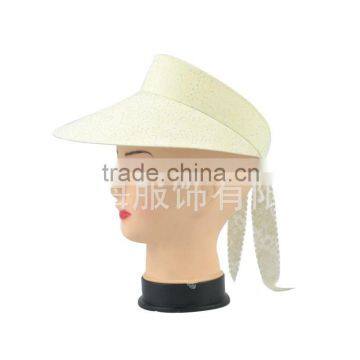 plastic topless advertising cap sun visor hat