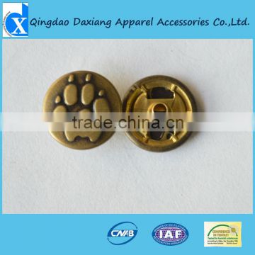 Fastener custom press metal snap button