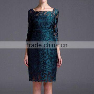 New Arrival Sexy Evening Gown / Long Sleeve Elegant Lace Dress for Woman